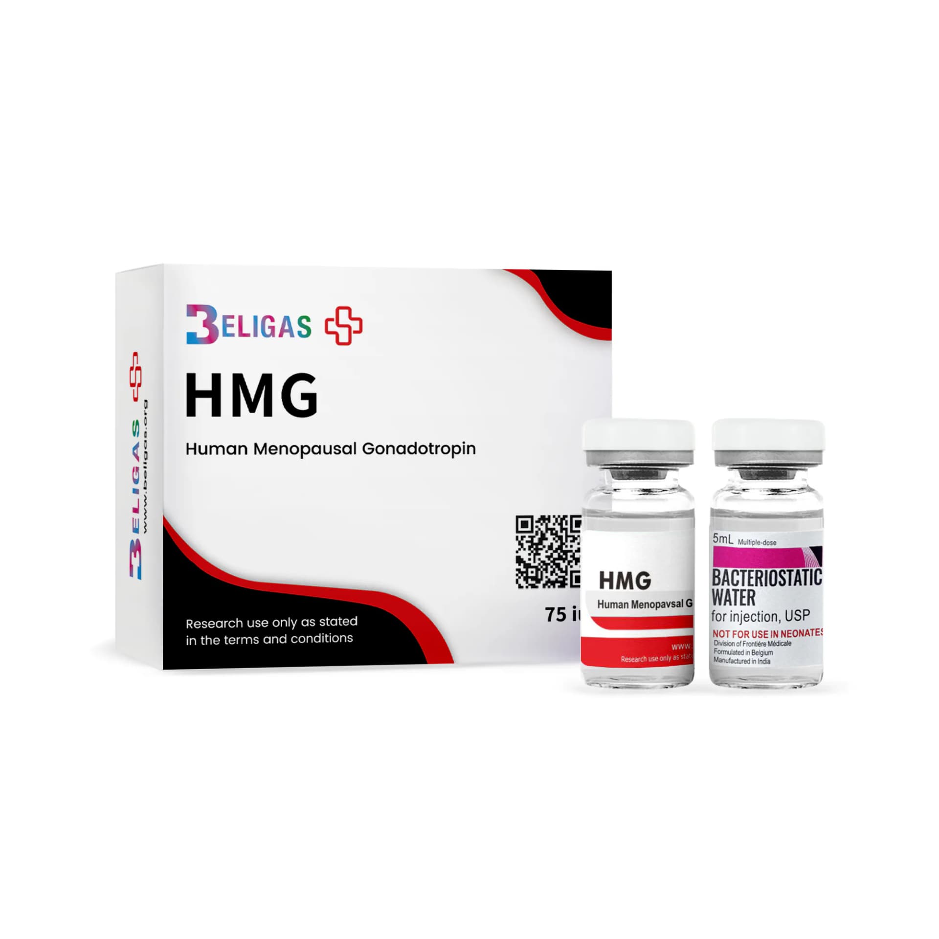 Beligas Pharmaceuticals HMG, 75 IU · Vial